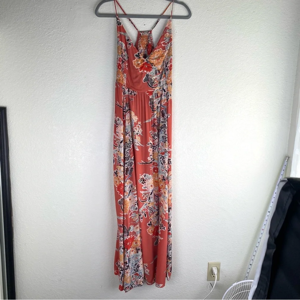 Free people through the vine maxi dress Size Small orange - Picture 5 of 16